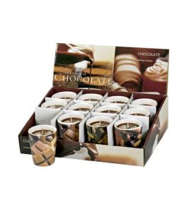 Duftwachs Schoko in Tasse 6x7c