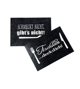 Filz-Tischset sortiert 45x30cm