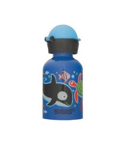 Flasche 0,3ltr.Seaworld blau
