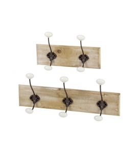 Garderobe 2Haken 30x9x18cm
