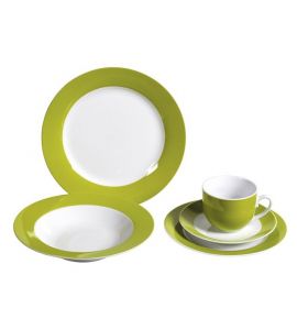 Geschirr-Set 10tlg. grün