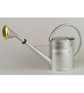 Gießkanne oval 8 ltr. verzinkt