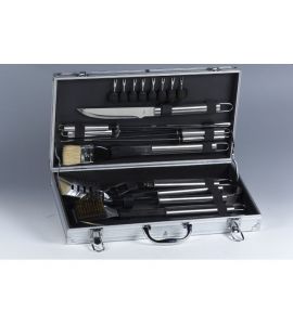 Grillkoffer 18-tlg. Edelstahl