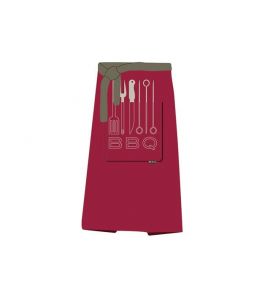 Grillschürze BBQ 100x80cm rot