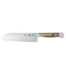 Güde Alpha Olive Santoku glatt 18 cm