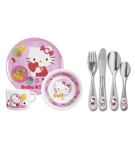 Hello Kitty 3-tlg.Geschirrset
