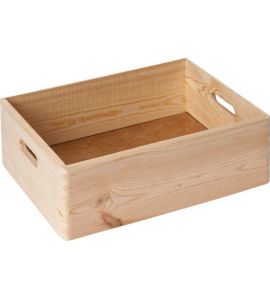 Holz-Stapelkiste 40x30x14cm