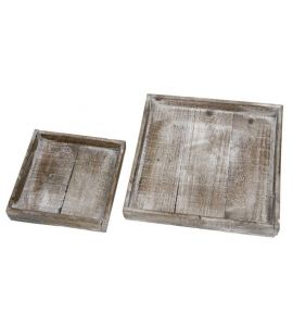 Holztablett 30x30x4cm