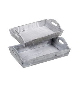 Holztablett 39,5x24,5x5,5cm