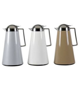 Isokanne verchr.Griff taupe 1 ltr.