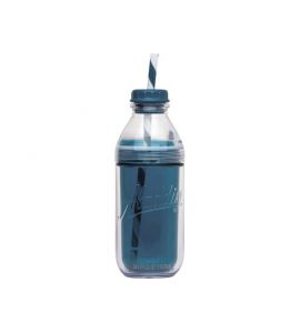 Isolier-Trinkflasche marine 0,4 ltr.