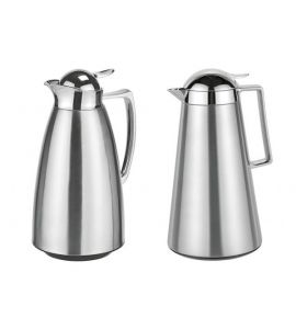 Isolierkanne 1 ltr. Edelstahl matt