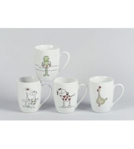 Kaffeebecher 290ml 9Mot.sort.