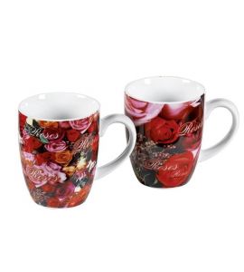 Kaffeebecher Rosengarten