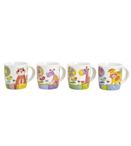Kaffeebecher Tiere 9 cm