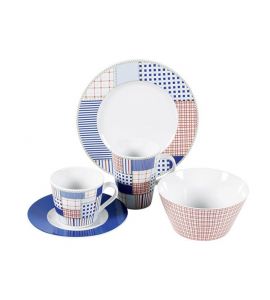 Kaffeeuntertasse16cm Patchwork