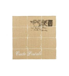 Kartenhalter Jute 50x50cm
