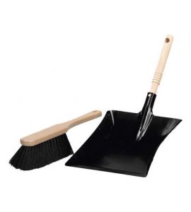 Kehrschaufel-Set mit Holzgriff