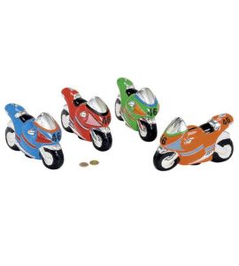 Ker.Spardose Motorad sort 20x8