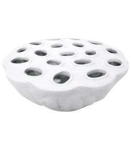 Keramik Vase Paris 21cm weiß