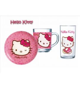 Kindergeschirr-Set Hello Kitty 3-tlg.