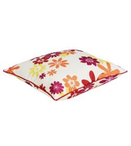 Kissen Capri 47x47cm rot/orang