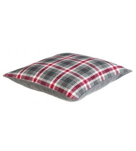 Kissen Scotland grau rot 45cm