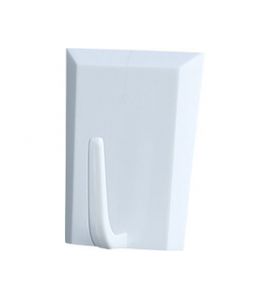 Klebehaken Trapez groß weiß 45x33 mm