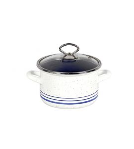 Kochtopf Fleischtopf Emaille Oslo 16 cm