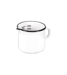 Kochtopf Milchtopf Emaille 14 cm