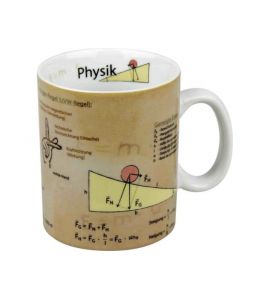Könitz Trinkbecher Porzellan Physik