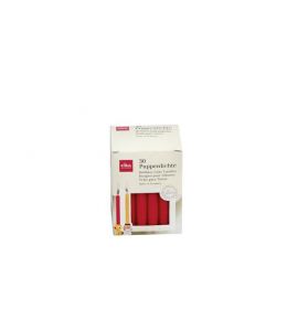 Krt.Kerzen f.Engel 30St. rot