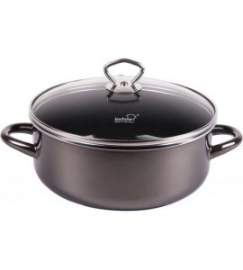 Krüger Primus Bratentopf Emaille 16 cm