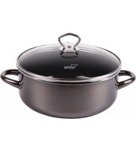 Krüger Primus Bratentopf Emaille 20 cm