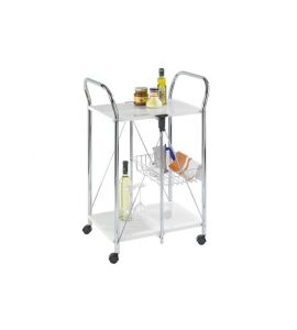 Küchenwagen weiss 60x44x90cm