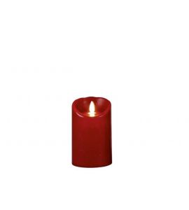 LED-Kerze bordeaux 8x12,5cm
