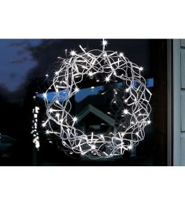 LED-Kranz Curly ø35cm beleucht