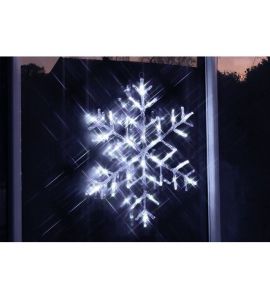 LED-Schneeflocke 60x60 außen