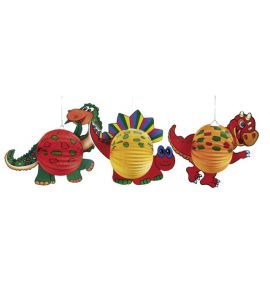 Laterne Dinosaurierø23cm 3f.so