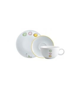 Lilly gelb Kaffeeset 6tlg für 2 Personen