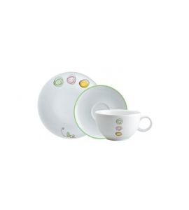 Lilly grün Kaffeeset 6tlg für 2 Personen
