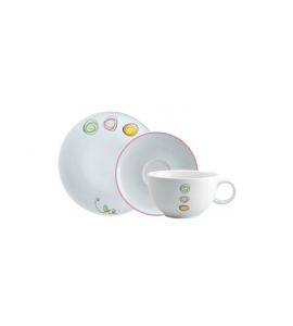 Lilly rosa Kaffeeset 6tlg für 2 Personen