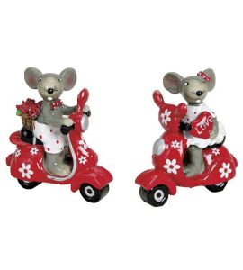 Maus a.Motorroller 8x3x9cm