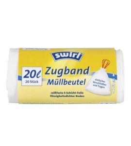 Mel Müllbtl.35l m.Zugband 15st