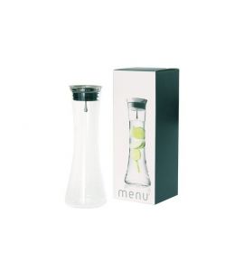 Menu Wasserkaraffe Glas 1,3 ltr. schwarz
