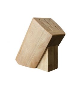 Messerblock helles Holz