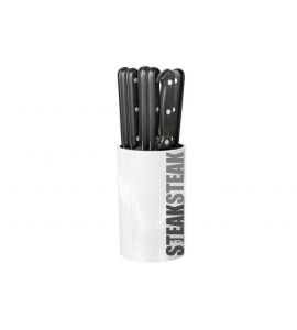 Messerblock mit 6 Steakmessern