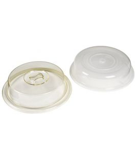 Mikrow.Haube 25cm transp.Style