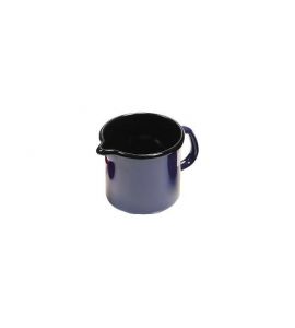 Milchtopf mit Ausguss Emaille 0,75 ltr.