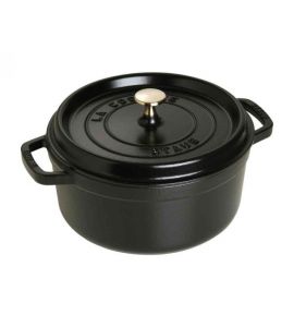 New classic by Staub Cocotte 24 cm schwarz